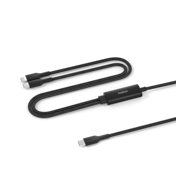 Belkin CAC004HQ1.5MBK USB cable USB 2.0 1.5 m USB C 2 x USB C Black