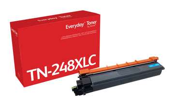 Everyday Cyan Toner by Xerox compatible with Brother TN248XLC, High capacity