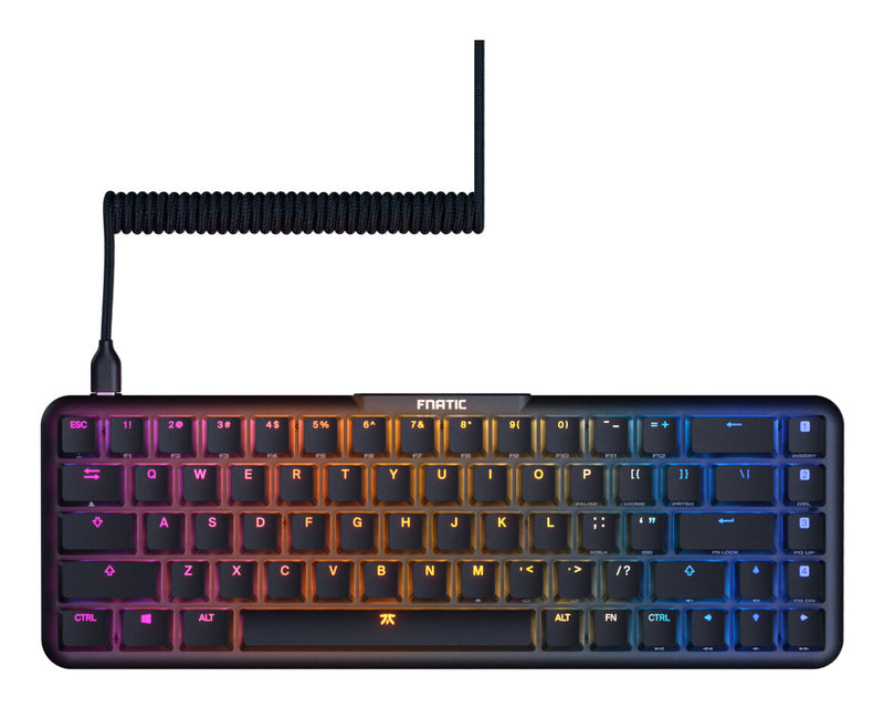Fnatic STREAK65 LP keyboard Gaming USB QWERTY US International Black