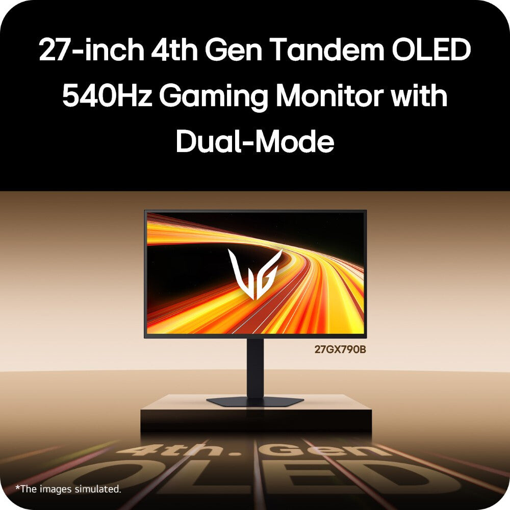 LG UltraGear GX7 WOLED 27-inch 4th Gen. QHD Gaming Monitorㅣ27GX790B with Dual-Mode(720Hz@HD, 540Hz@QHD) - image 7