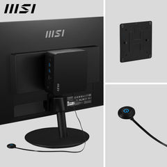 MSI Cubi NUC 1M Intel Core 7 150U (14th Gen) Barebone, NUC, SFF, Mini Computer, HTPC, (NO RAM, NO Storage, NO OS), Intel Graphics/DDR5/Dual ThunderBolt 4/Dual HDMI/Dual LAN/WiFi 6E/BT 5.3/VESA