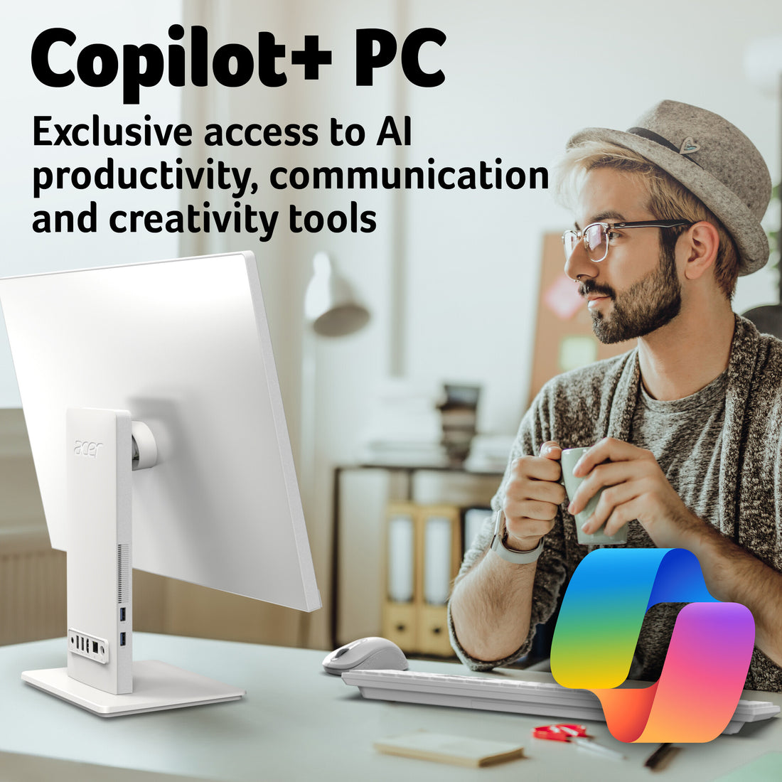 Acer Aspire S24-B All-in-One Desktop - Intel Ultra 5 226V, 16GB, 512GB SSD, Integrated Intel ARC Graphics - image 12