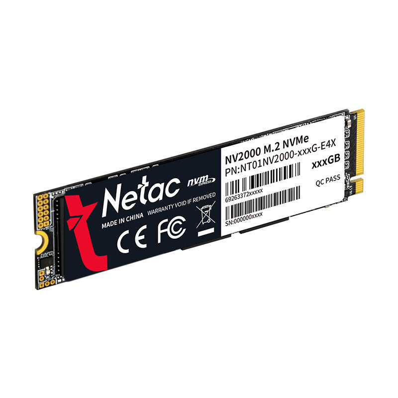 Netac NV2000 256 GB M.2 PCI Express 3.0 NVMe 3D TLC NAND