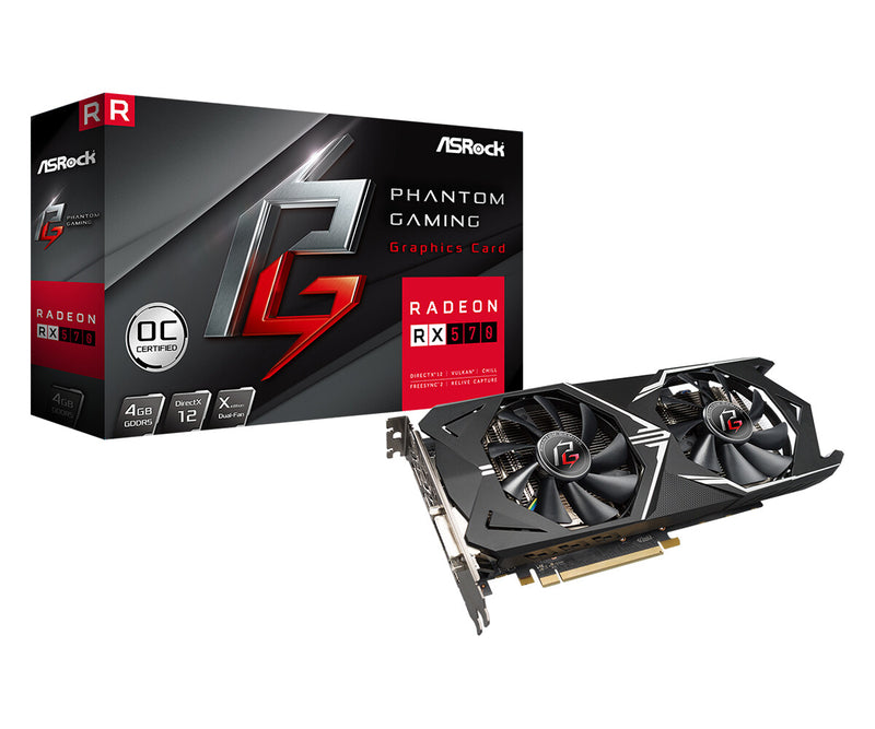 Asrock 90-GA0800-00UANF graphics card AMD Radeon RX 570 4 GB GDDR5