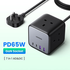 Ugreen 90906 mobile device charger Universal Grey, Silver AC Fast charging Indoor