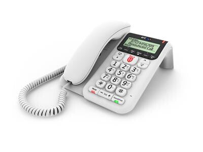 British Telecom BT Decor 2600 Premium Nuisance Call Blocker Analog telephone Caller ID White - image 4