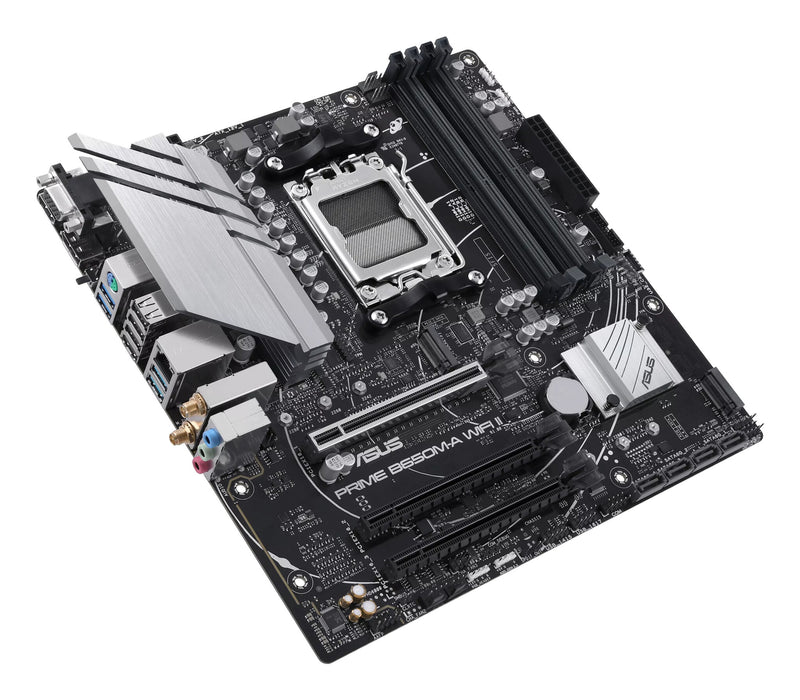 ASUS PRIME B650M-A WIFI II AMD B650 Socket AM5 micro ATX