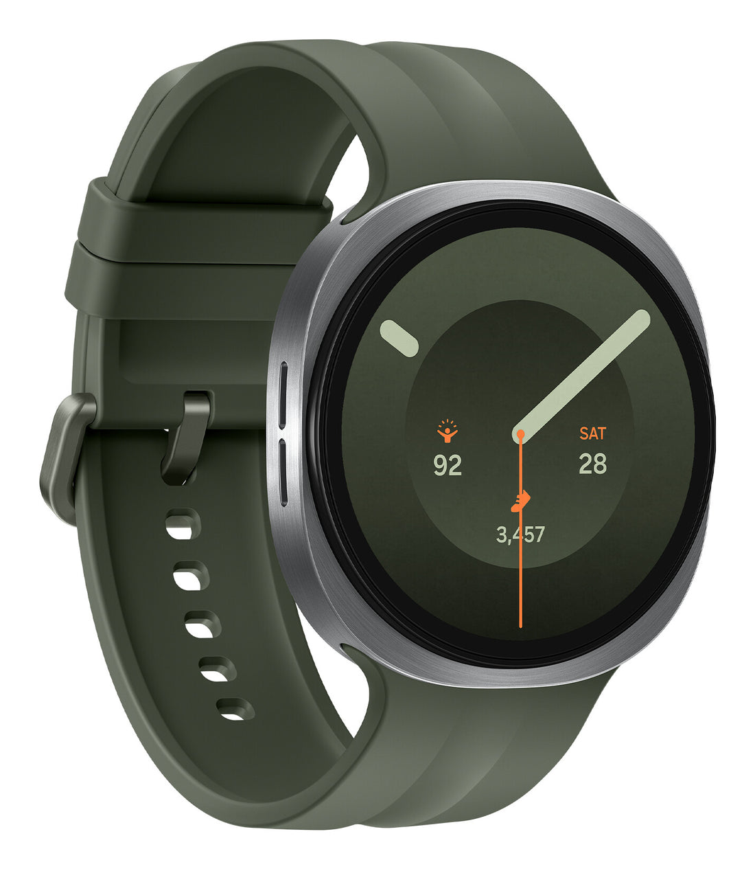 Samsung Galaxy Watch9 1.5" AMOLED 44 mm Digital 480 x 480 pixels Touchscreen Silver Wi-Fi GPS (satellite) - image 3