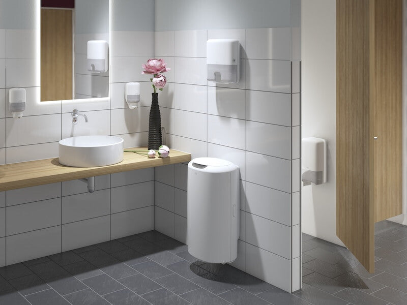 Tork 557500 toilet tissue dispenser White Plastic Bulk pack toilet tissue dispenser - image 5