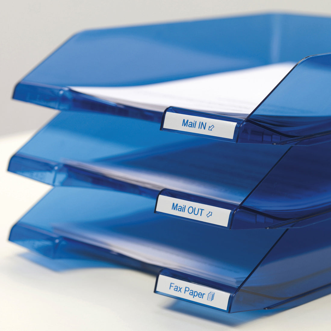 DYMO Authentic D1 Labels | Blue Print on White Tape | 9 mm x 7 m | Self-Adhesive Labels for LabelManager Label - image 2