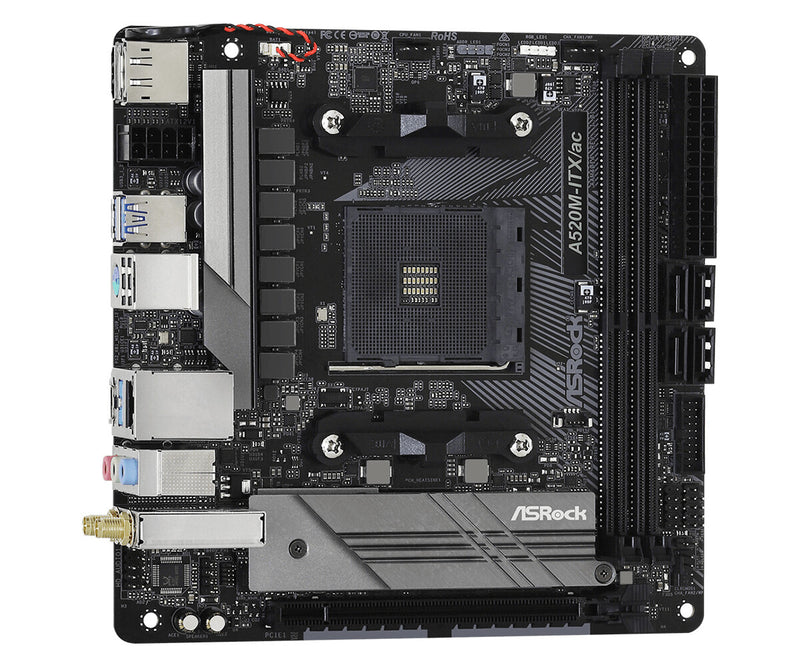 Asrock A520M-ITX/ac AMD A520 Socket AM4 mini ITX