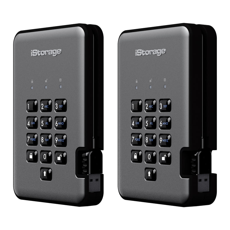 iStorage diskAshur PRO² HDD 5TB | Secure Portable Hard Drive |FIPS 140 ...