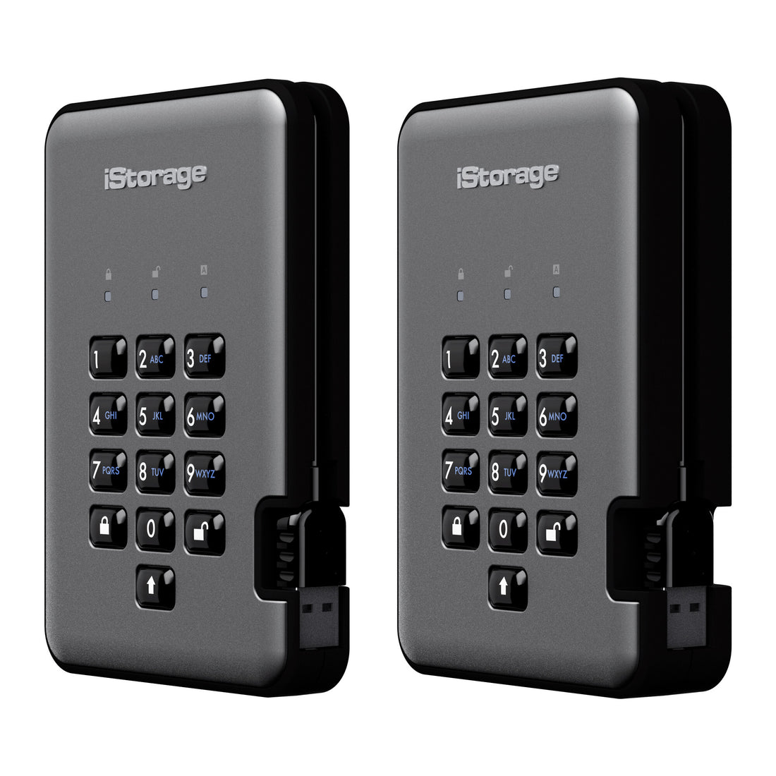 iStorage diskAshur PRO² HDD 5TB | Secure Portable Hard Drive |FIPS 140-2 Level 3 certified | AES-XTS 256-bit - image 5