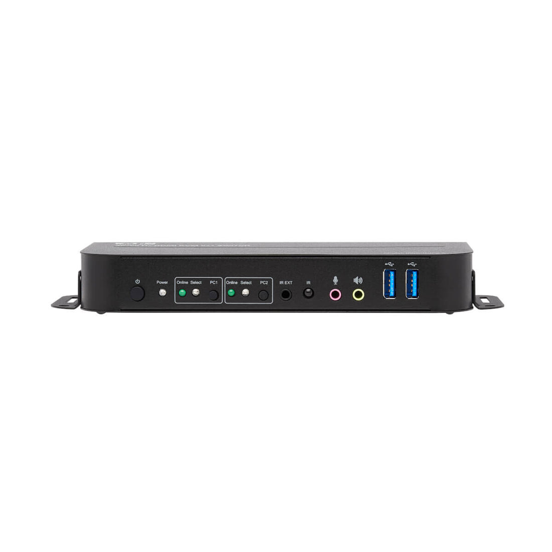 Tripp Lite B005-HUA2-K 2-Port HDMI/USB KVM Switch - 4K 60 Hz, HDR, HDCP 2.2, IR, USB Sharing, USB 3.0 Cables