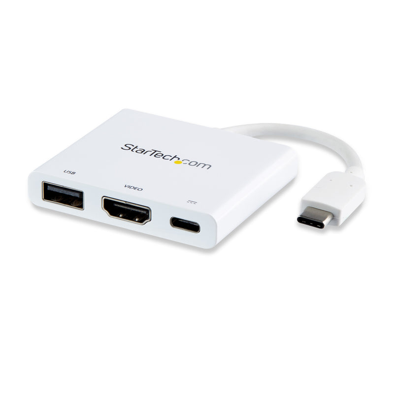 StarTech.com USB-C Multiport Adapter with HDMI - USB 3.0 Port - 60W PD - White