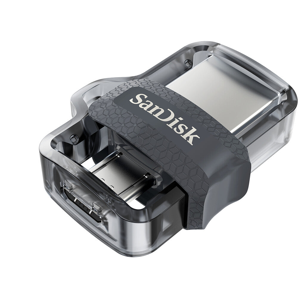 SanDisk Ultra Dual m3.0 USB flash drive 64 GB USB Type-A / Micro-USB 3.2 Gen 1 (3.1 Gen 1) Black, Silver - image 3