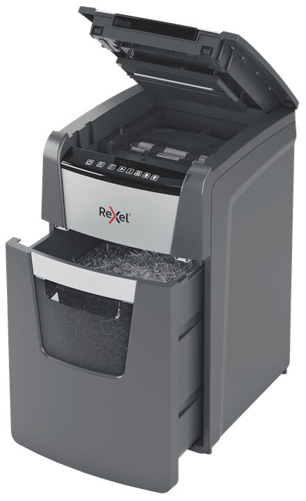Rexel Optimum AutoFeed+ 150X paper shredder Cross shredding 55 dB 22 cm Black, Silver - image 4