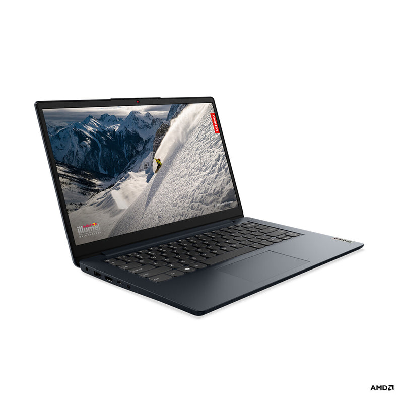 Lenovo IdeaPad 1 14ALC7 AMD Ryzen™ 7 5700U Laptop 35.6 cm (14") Full HD 8 GB DDR4-SDRAM 512 GB SSD Wi-Fi 6 (802.11ax) Windows 11 Home in S mode UK English Blue