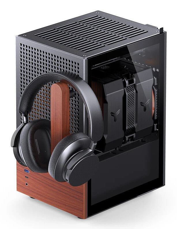 Jonsbo T6 Midi Tower Black, Wood - image 3