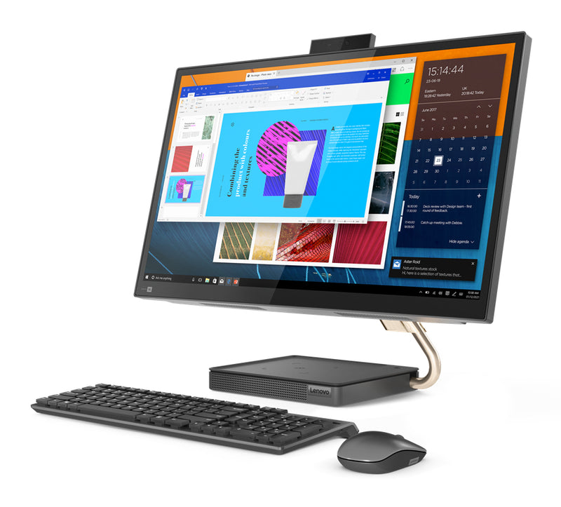 Lenovo IdeaCentre 5 Intel® Core™ i5 i5-11400T 68.6 cm (27") 2560 x 1440 pixels All-in-One PC 8 GB DDR4-SDRAM 1 TB SSD Windows 11 Home Wi-Fi 6 (802.11ax) Grey