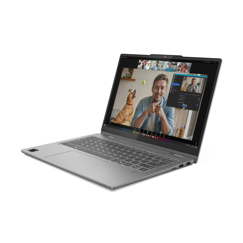Lenovo IdeaPad 5 2-in-1 14Q8X9 Copilot+ PC Qualcomm Snapdragon X1-26-100 Hybrid (2-in-1) 35.6 cm (14") Touchscreen WUXGA 16 GB LPDDR5x-SDRAM 1 TB SSD Wi-Fi 7 (802.11be) Windows 11 Home English Grey