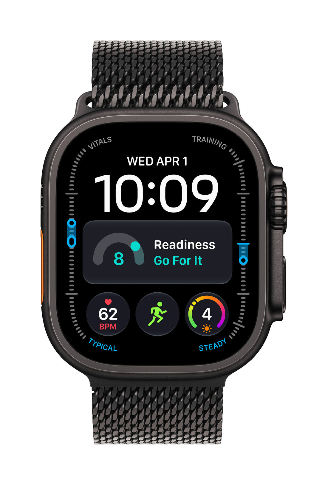 Apple Watch Ultra 4 GPS + Cellular 49mm Black Titanium Case with Black Titanium Milanese Loop - L - image 2