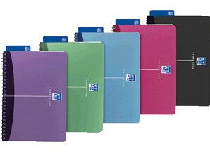 Elba 100101918 writing notebook A4 90 sheets Blue, Green, Grey, Pink, Purple