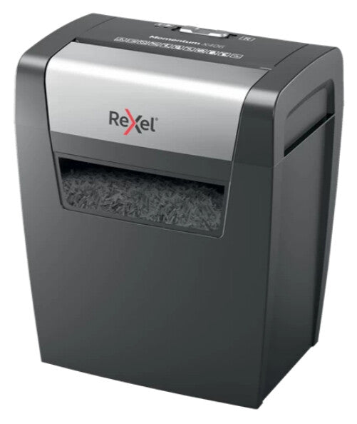 Rexel X406 paper shredder Cross shredding 22 cm Black, Silver - image 5