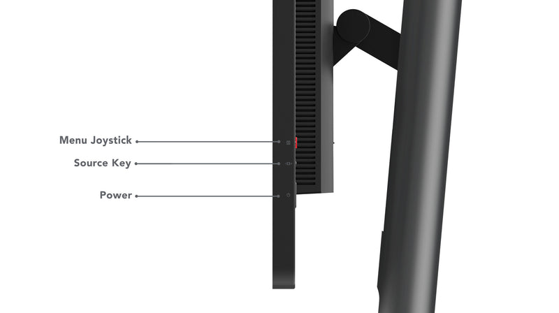 Lenovo ThinkVision P27h-30 LED display 68.6 cm (27") 2560 x 1440 pixels Quad HD LCD Black