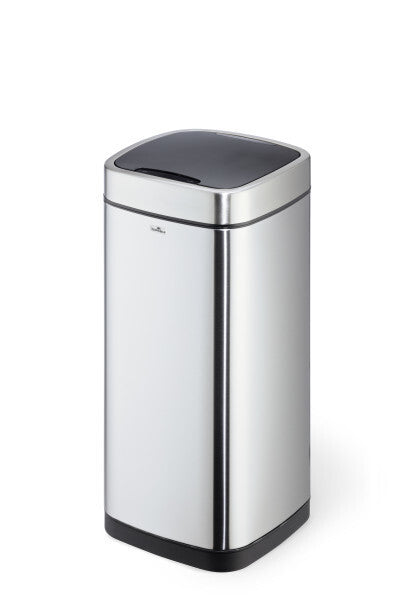 Durable NO TOUCH 35L Rectangular Stainless steel Black, Silver