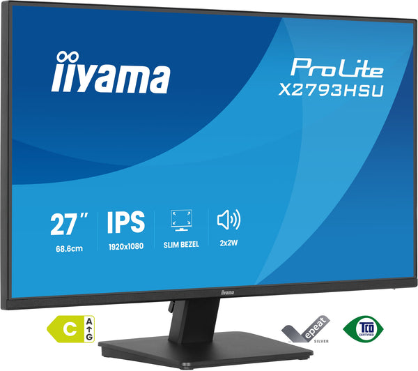iiyama ProLite 27" Full HD 120Hz Monitor (X2793HSU-B1)