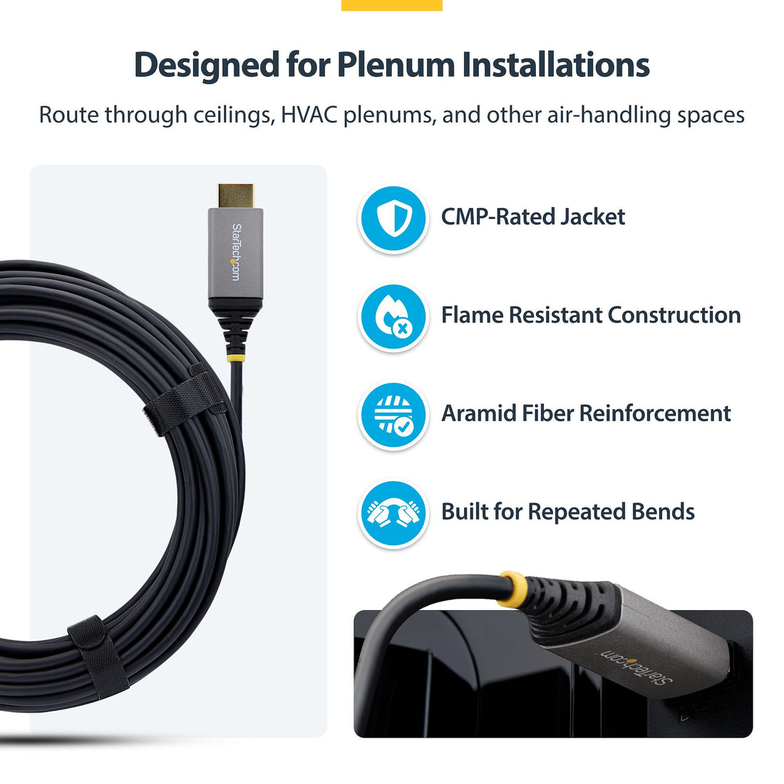 StarTech.com 8K-A-30M-HDMI-CABLE HDMI cable HDMI Type A (Standard) Black - image 4