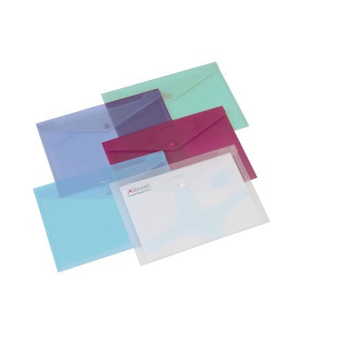Rexel Popper Wallet A4 Assorted (6) - image 2