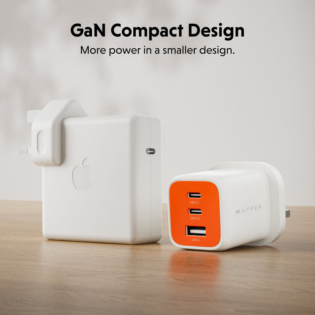 Targus HyperJuice Flex 65W GaN Laptop, Smartphone, Headset, Portable gaming console White, Orange AC Indoor - image 5