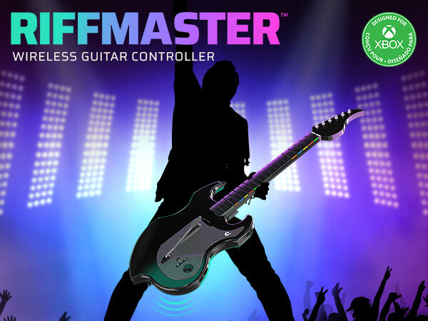 PDP Riffmaster Black, Grey Guitar Analogue / Digital PC, Xbox One, Xbox Series S, Xbox Series X