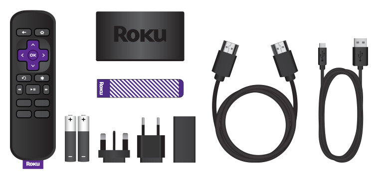 Roku Express 4K HDMI 4K Ultra HD Black