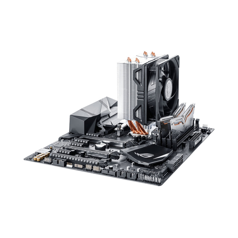 Cooler Master Hyper 212 EVO V2 Processor 12 cm Black, Silver 1 pc(s)