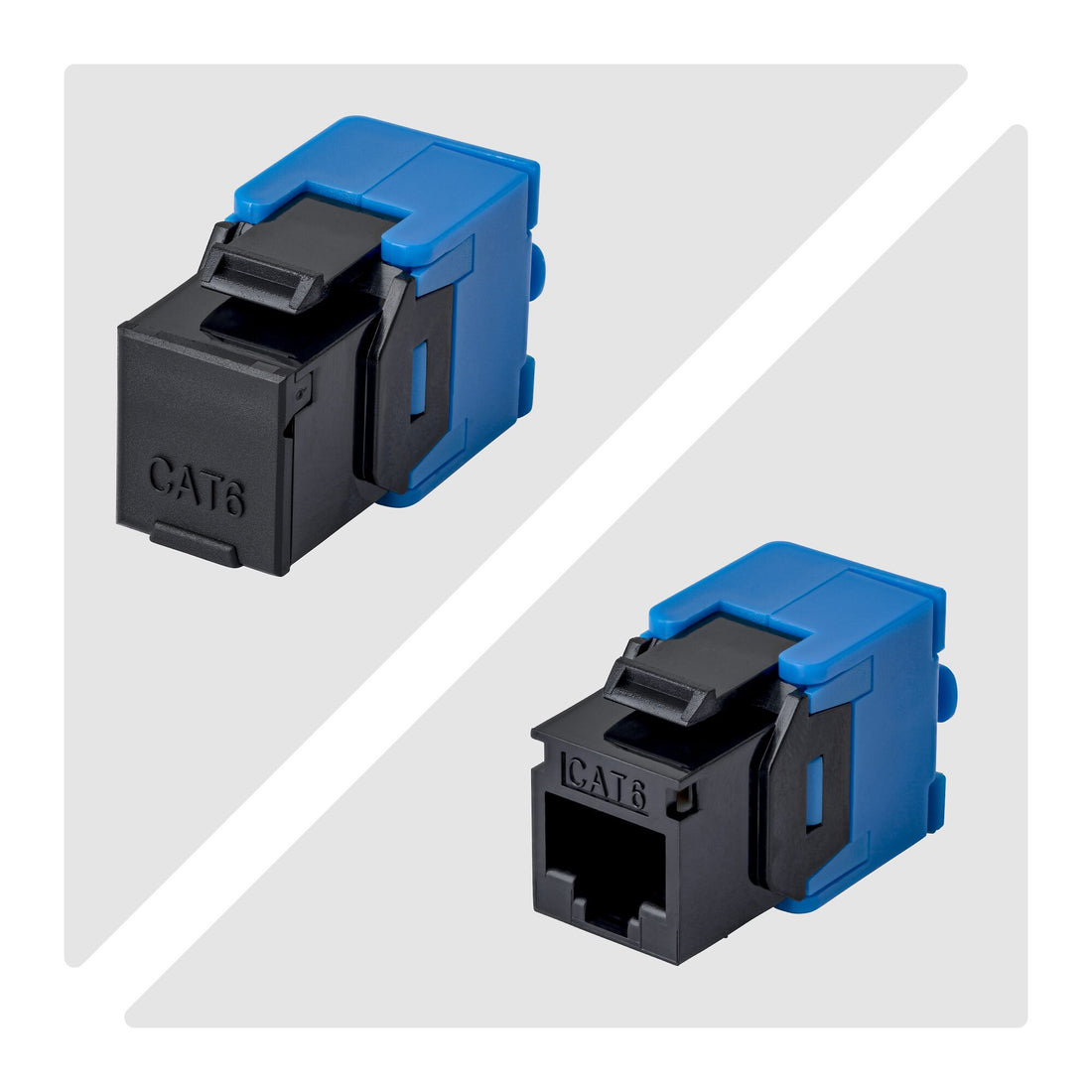 StarTech.com Cat6 Keystone Jack, 24-Pack RJ45 Ethernet Keystone Jacks, UTP Cat6 Wall Jack, 180-Degree - image 2