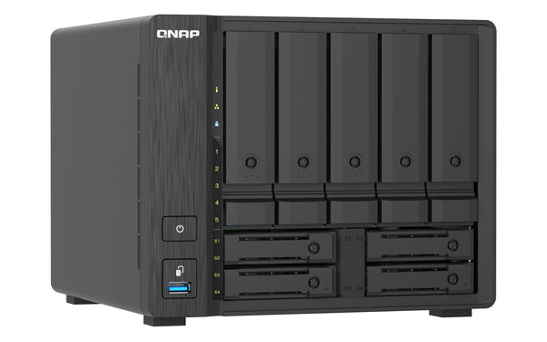 QNAP TS-H966TX NAS Tower Intel® Core™ i3 8 GB DDR5 QNAP QTS Black