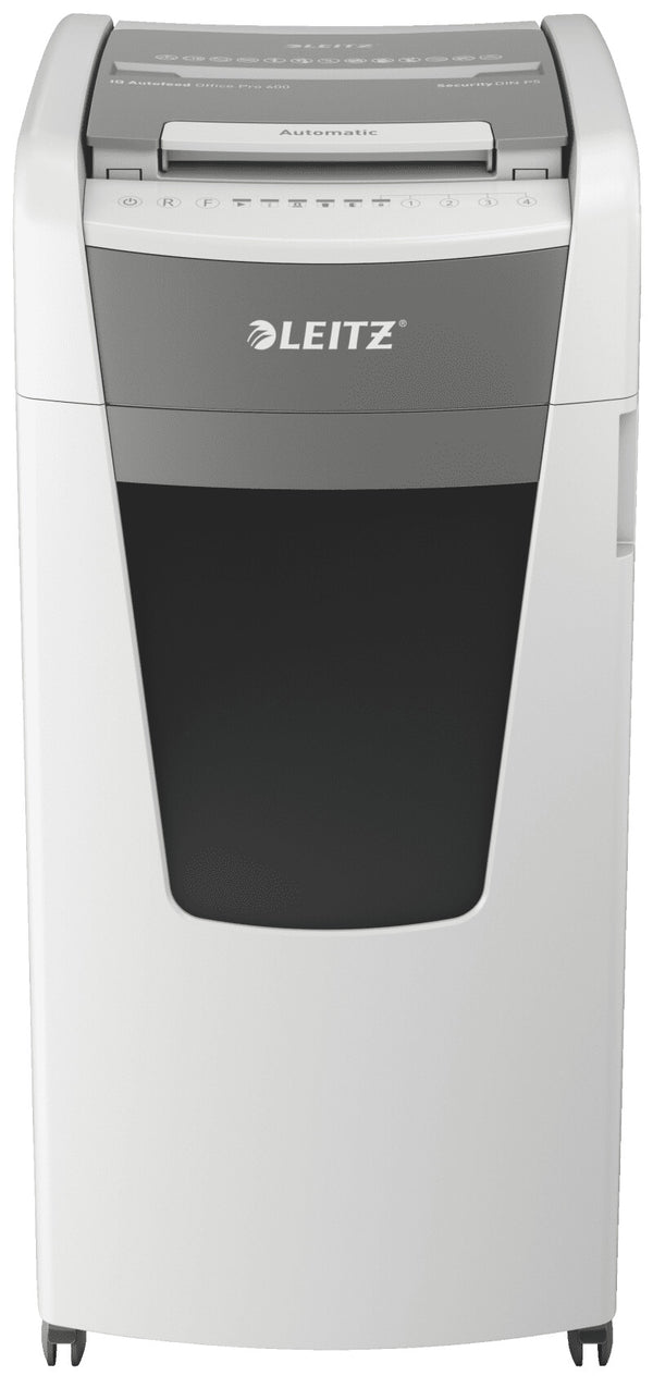 Leitz P5 110L paper shredder Micro-cut shredding 55 dB 23 cm Silver, Black, White, Grey