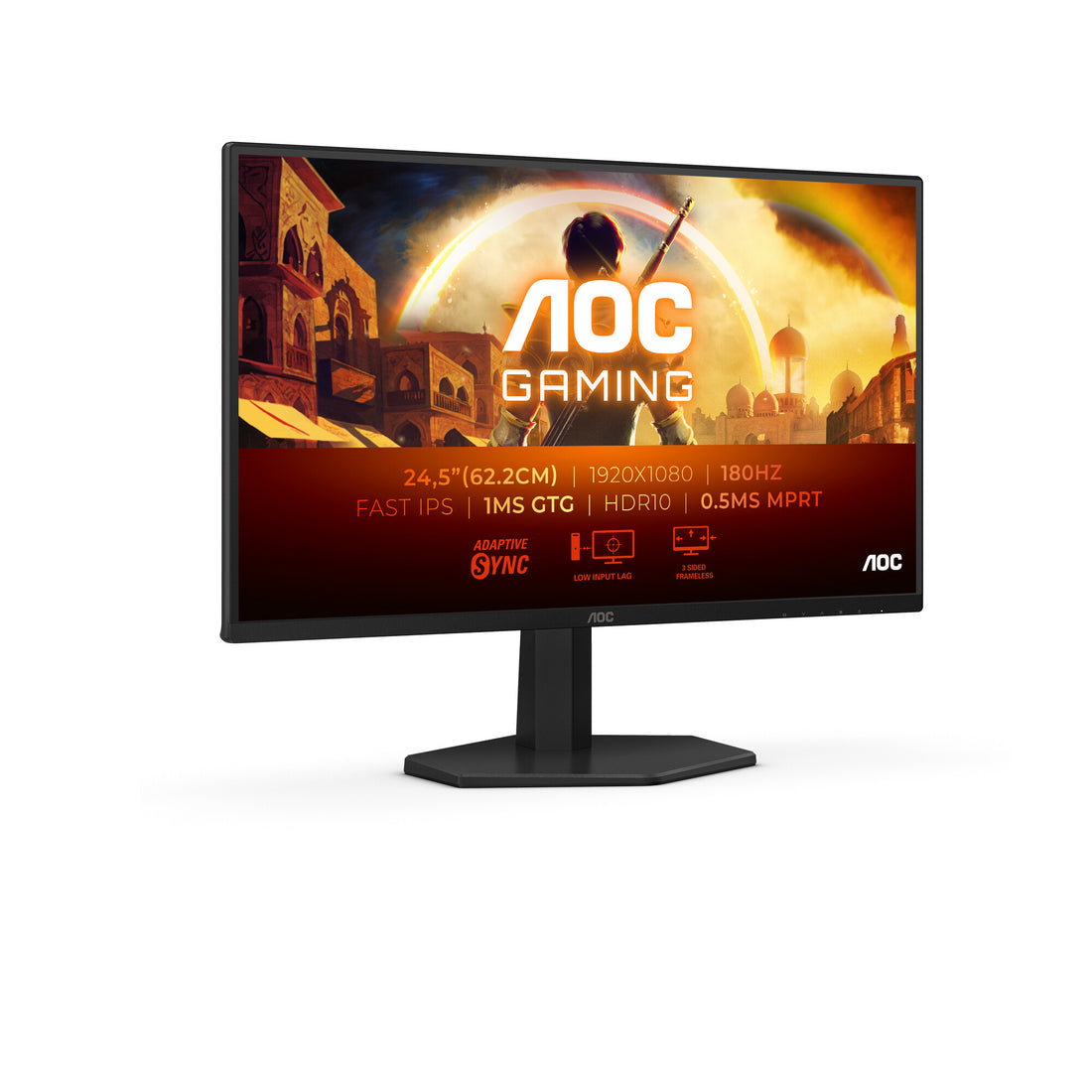 AOC G4 25G42E computer monitor 24.5" 1920 x 1080 pixels Full HD LED Black, Red - image 3