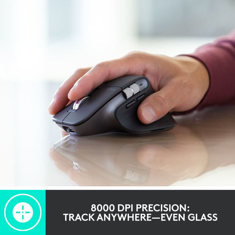 Logitech 920-010929 keyboard Mouse included Office RF Wireless + Bluetooth QWERTY Italian Graphite