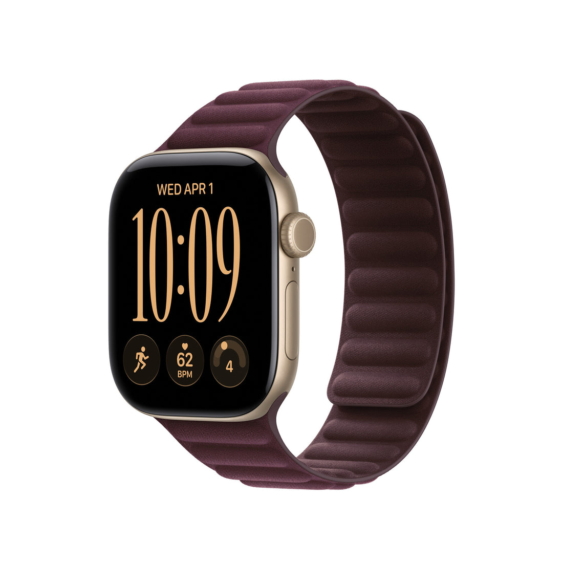 Apple 42mm Burgundy Magnetic Link - S/M - image 2