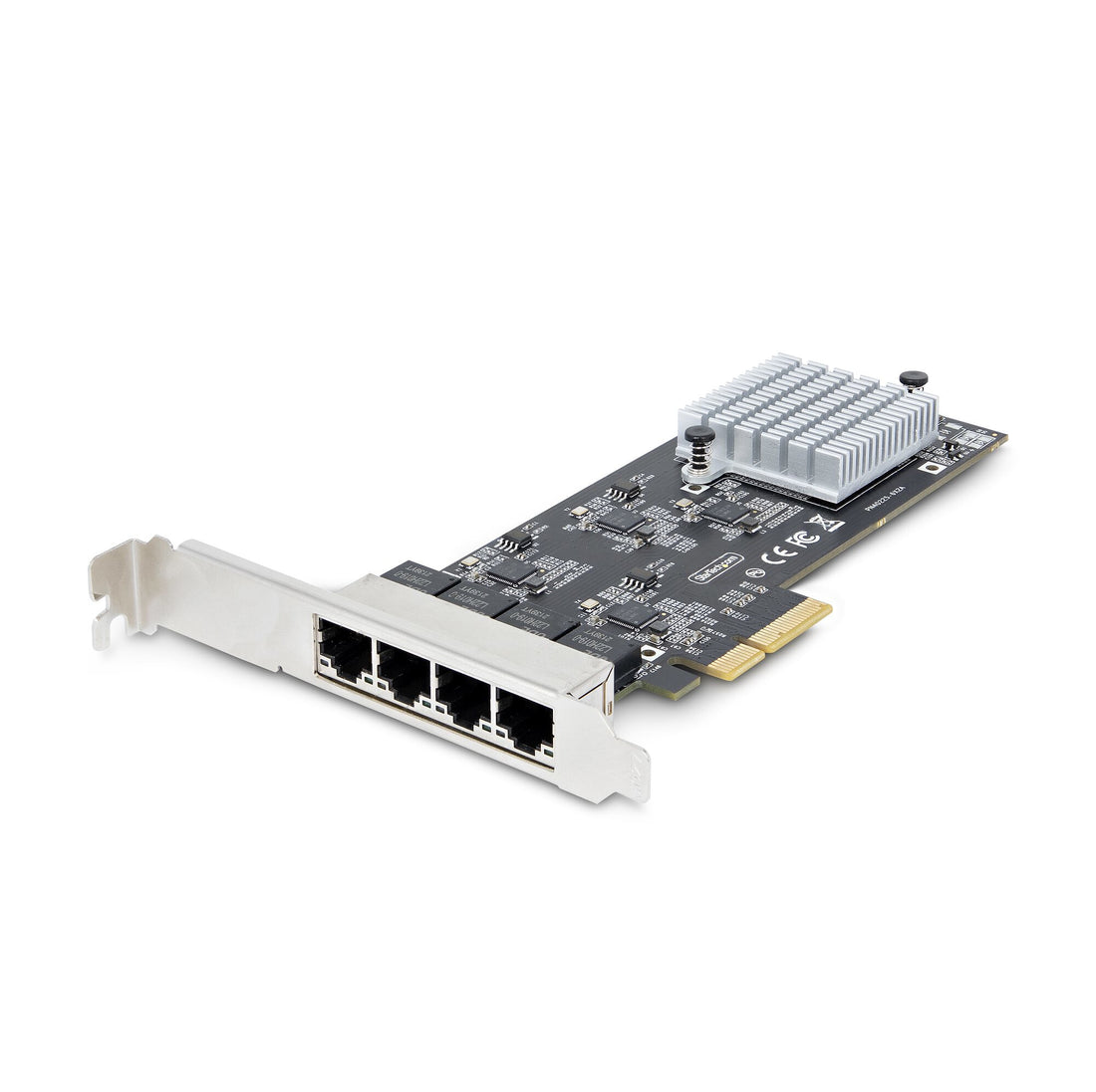 StarTech.com 4-Port 2.5Gbps NBASE-T PCIe Network Card, Intel I225-V, Quad-Port Computer Network Card