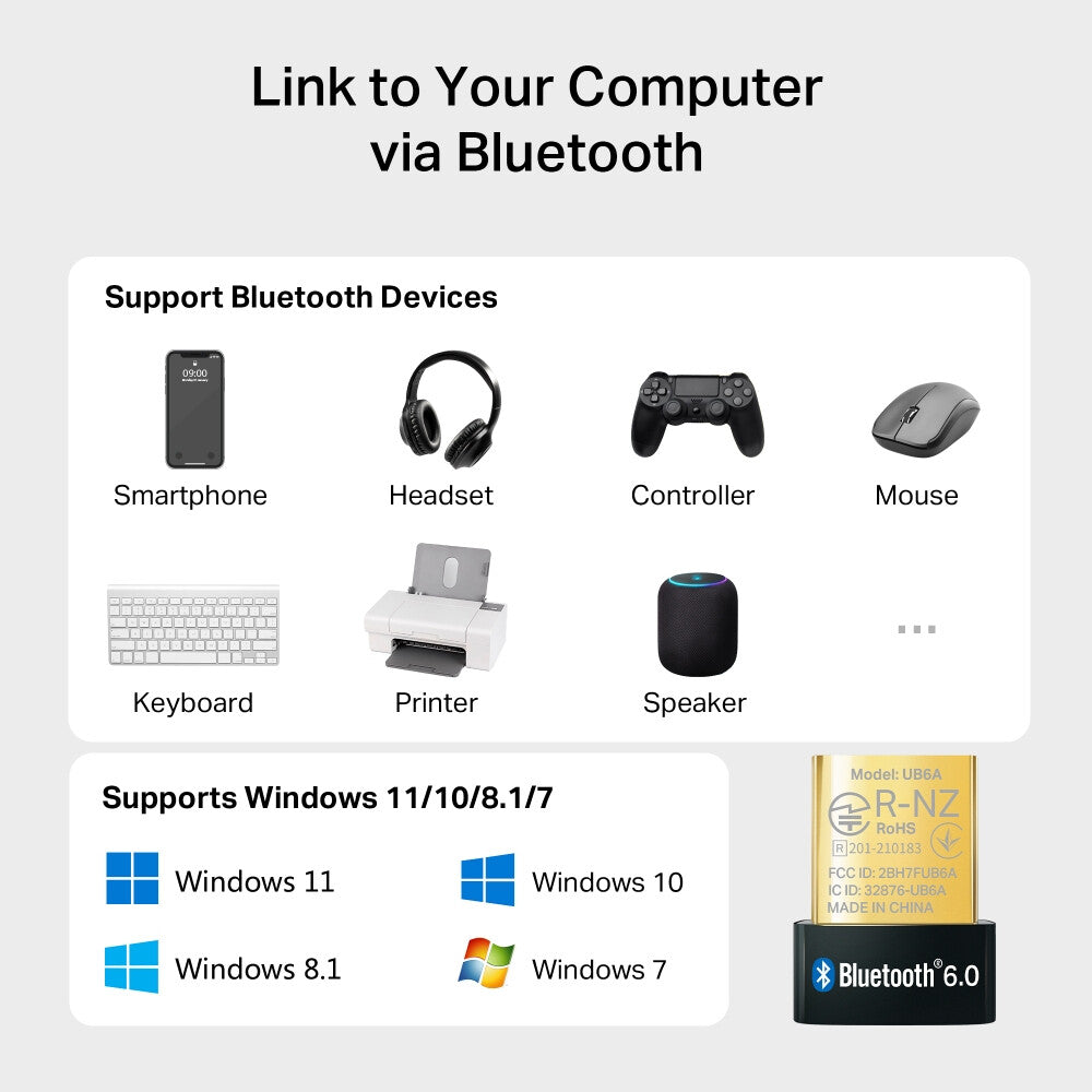 TP-Link Bluetooth 6.0 Nano USB Adapter - image 6