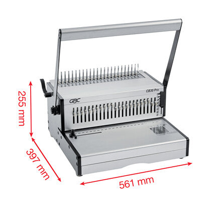 GBC CB30 Pro Heavy Duty Manual Punch and Comb Binding Machine Capacity 500 A4 Sheets - image 7