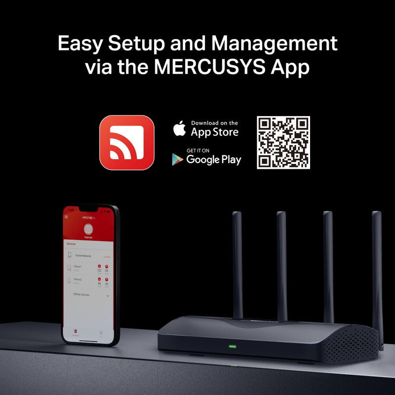 Mercusys BE3600 Dual Band Wi-Fi 7 Router