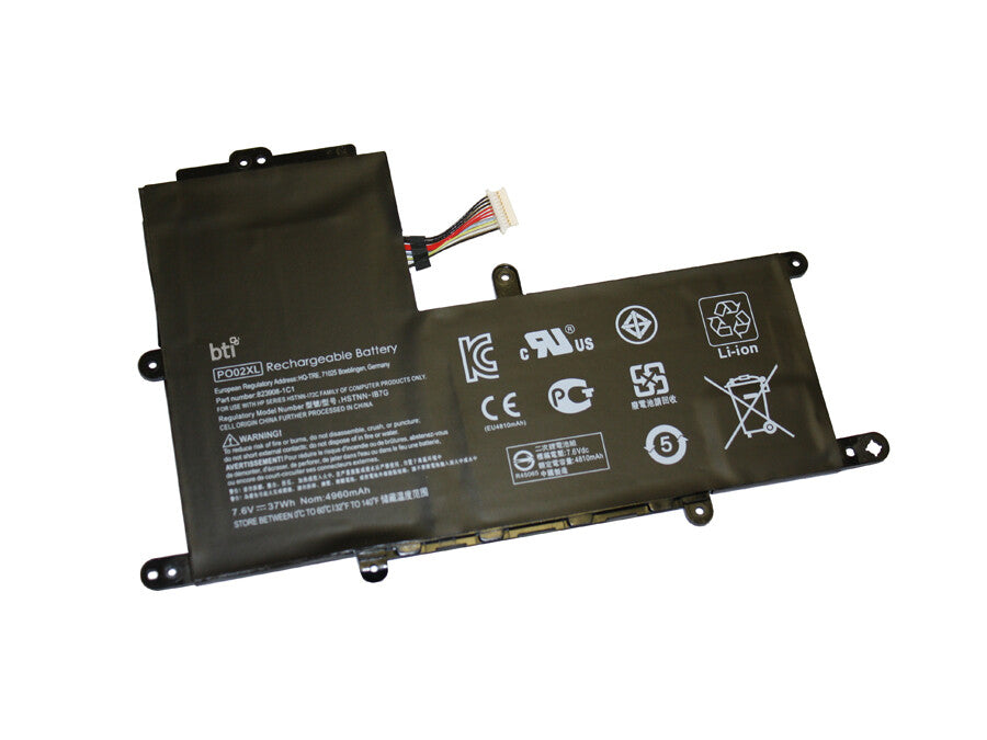 BTI PO02037XL-PL compatible 37Wh 2-cell battery for HP STREAM 11-R
