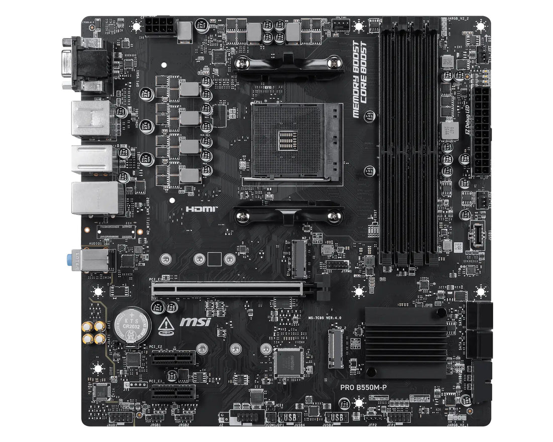 MSI PRO B550M-P motherboard AMD B550 Socket AM4 ATX - image 2