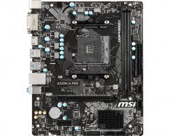 MSI A320M-A PRO motherboard AMD A320 Socket AM4 micro ATX